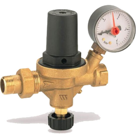 Watts – Alimentation automatique avec manomètre – Pression d'entrée jusqu'à 10 bar – Débit max 1800 L/h – Raccord M 1/2'' F 1/2'' - 22L0240200