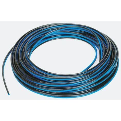 Tuyau à air comprimé Legris, 6mm x 4mm x 25m Noir, Bleu en PUR ( Prix pour Bobine de 25 Mètres )