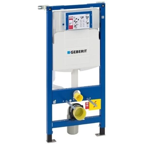 Bâti-support WC Duofix Plus mural 112 cm – Réservoir Sigma 12 cm à encastrer – Compatible avec plaques Geberit série Sigma