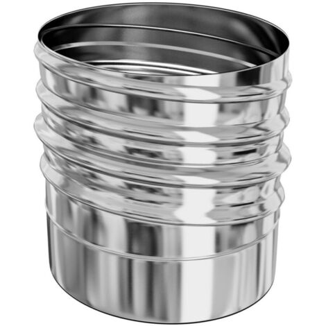 Adaptateur inox à visser sur tubage flexible TEN LISS - TEN