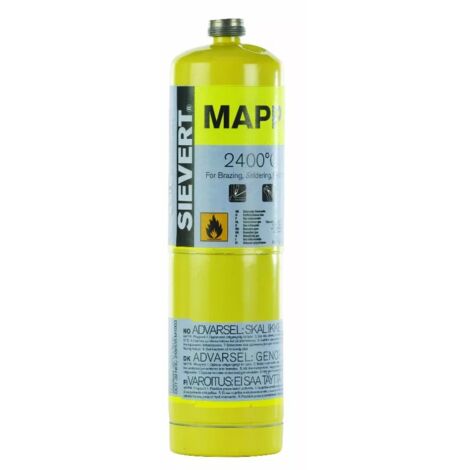 Cartouche mappgas 2400 deg US 788ml – Gaz pour soudure et découpe à flamme – Capacité 788ml – SKU SI221183 – Sievert