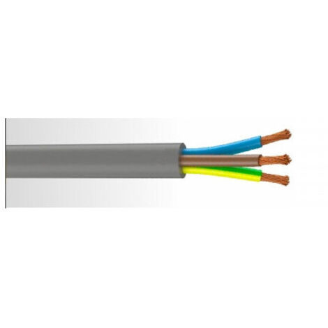 Câble souple H05 VV-F gris en couronne de 50 m et 100 m - CDP (1/2)