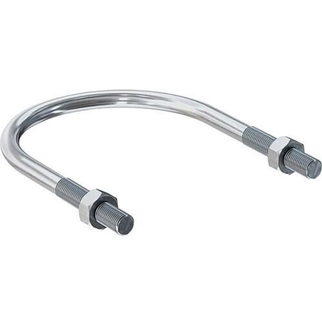 Attache en acier rond 12-17 mm 3/8’’   M6 Emballage 10