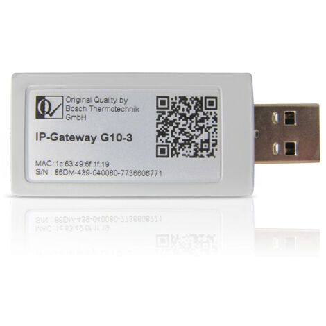 Bosch – Module Wi-Fi clé USB HomeCom Easy G10-3 – Connectivité chauffage – Application intuitive pour gestion température – Diagnostic chaudière à distance