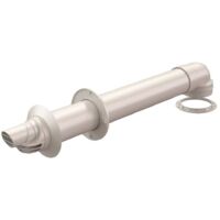Ubbink – Kit complet de fumisterie Ø60/100 – Conduit de fumée pour chaudière ventouse – Installation recommandée par un professionnel