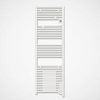 Atlantic – Sèche-serviettes mixte 2000W avec soufflerie – Blanc – Format standard – Pour espaces confinés