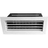 Aldes – Bouche VMC motorisée 12V – Dimensions L500 x H100 mm – Aluminium pour régulation précise de l'air – 35700016