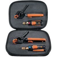 Testo – Manomètre chauffage central haute pression – Filetage plomberie 1/4'' – Kit Smart Probes pour climatisation et réfrigération