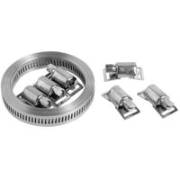 Collier bande ajourée sans fin acier W2B 14mm 6 têtes - 3m - Serflex