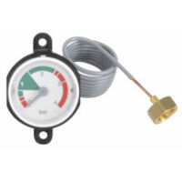Chappee – Manomètre chauffage central avec support – Pression max 4 bars – Filetage 1/4'' – Compatible chaudières à gaz