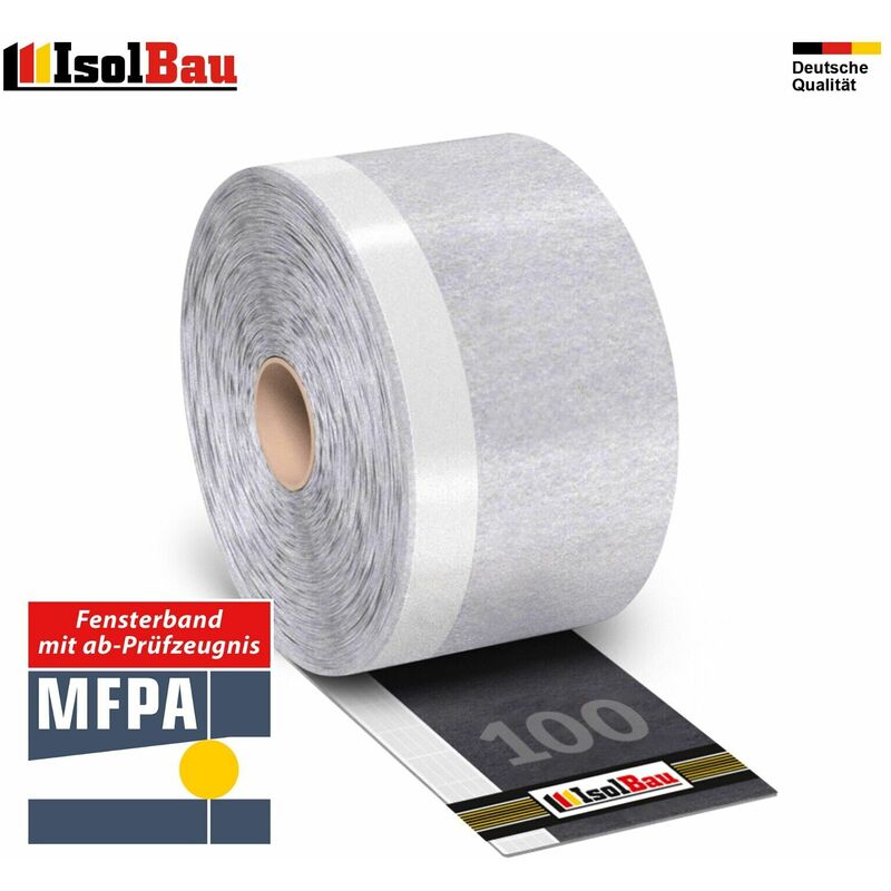 None Dichtband Fensterband Innen 70mm X 10m Fensterdichtband Abdichtung Fenster Dichtband Innen Dehnbar Reissfest Luftdicht Tuer Kompriband Mpa Geprueft S0rdt04s