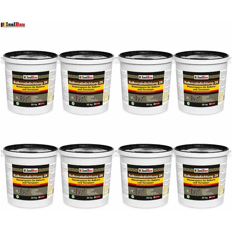 Balkonabdichtung Dichtschlämme 2K Abdichtung Terrasse Balkone Bad 60kg Level Rm10 Balkonabdichtung Dichtschlämme 2K Abdichtung Terrasse Balkone Bad 60kg Level Rm10