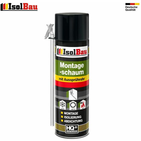 main image of "Montageschaum 500 ml XXL Füllschaum Aussprührohr Schaum + Aussprühadapter"
