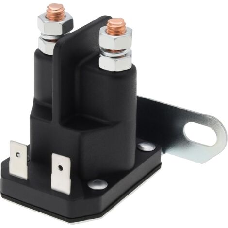 12 V 4 connexions démarreur solénoïde tondeuse à gazon interrupteur magnétique Relais commutateur pour quads tondeuse à gazon tracteurs 1873611 725-04439 (1/5)