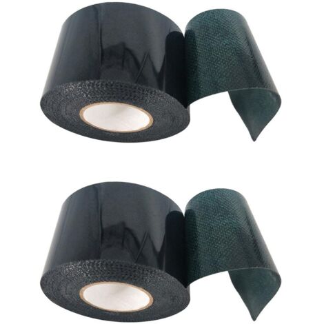 Lot de 2 rubans adhésifs double face pour gazon artificiel, 50 mm x 5 m, ruban adhésif pour gazon artificiel, ruban adhésif vert pour gazon artificiel, ruban adhésif pour pelouse, extérieur, tapis (1/5)