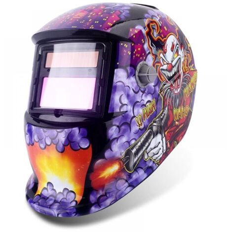 Casque de Soudeur Masque de Soudure Automatique, Masque de Soudage Electrique Masque à Assombrissement Automatique Masque de Soudure d'arc Tig Mig Meulage à Énergie Solaire (1/5)