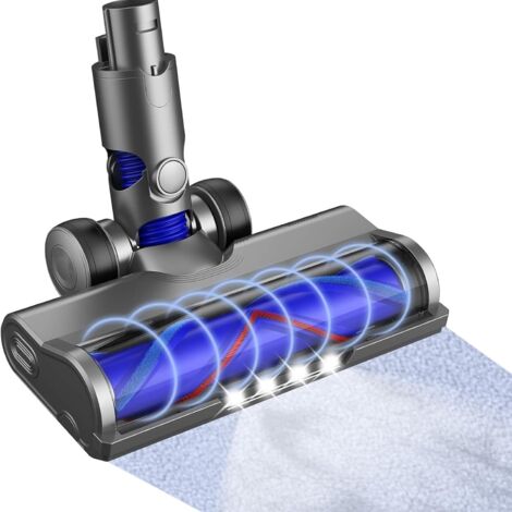 Tête de rechange pour aspirateur sans fil Dyson V6, DC58, DC59, DC61, DC62, DC74, turbine en forme de V avec phares pour 4 LED durs et tapis(pour interfaces A et B) (1/5)