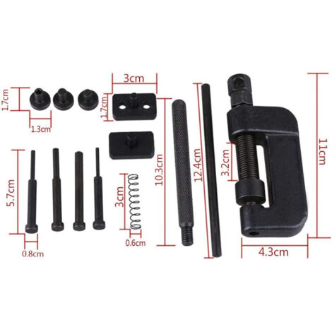 Découvrez Notre Riveteuse De Chaîne Vélo, L'outil Indispensable Pour Réparer Et Entretenir Toutes Vos Chaînes De Vélo. Que Vous Soyez Un Cycliste Amateur Ou Un Mécanicien Chevronné, Ce Dérive-chaîne Universel Vous Simplifiera La Vie.