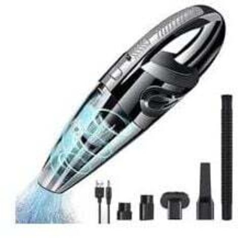 Puissant aspirateur à main sans fil portable 120 W 3500 mAh avec fonction humide et sèche,  5 buses rechargeables pour la maison, la table, l'extérieur (1/5)