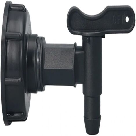 Connecteur de robinet, Adaptateur de robinet for réservoir IBC 3/4", filetage grossier, for robinet de réservoir d'eau de jardin, for tuyaux 3/4", connecteur de remplacement en laiton (1/5)