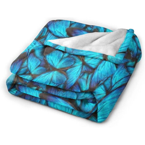 Couverture en laine à motifs - douce, confortable, chaude et en microfibre, idéale pour les canapés et les lits, mesurant 50 pouces x 40 pouces (1/5)