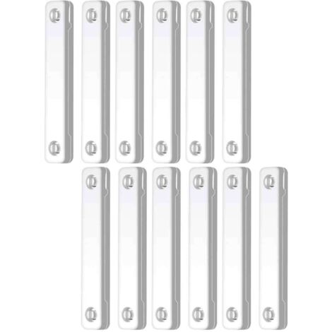 12 Pièces Aimant pour Moustiquaire Fenetre, Fixation Magnétique pour Moustiquaire, Accessoires de Moustiquaire Autocollants, pour Cuisine, Balcon, Salon (1/5)