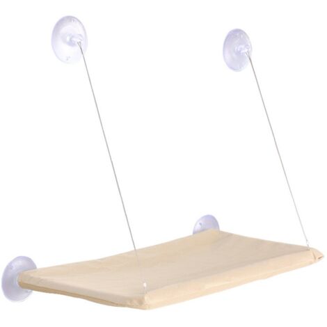 Hamac pour chat - Hamac suspendu pour chat - Durable - Perchoir confortable pour chats - Kaki (1/5)