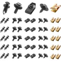 Kit De Fixation Voiture 72 X U Clips Et Vis De Carrosserie Auto Kit à Vis Et