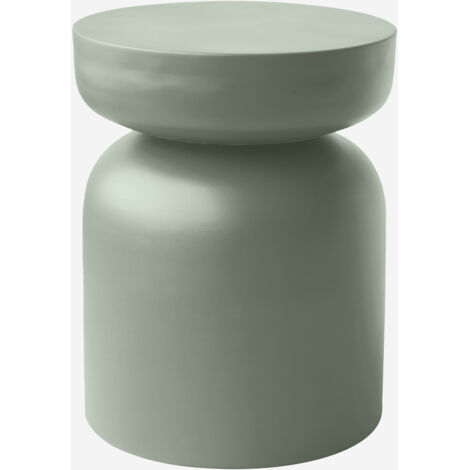 MESA AUXILIAR AURORA VERDE CLARO Ø35x43CM