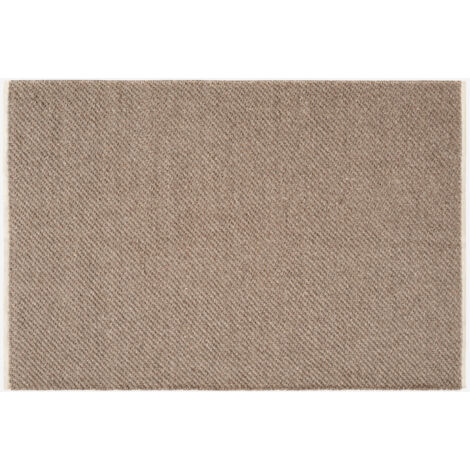 ALFOMBRA LANA YUTE MARRON 160X230