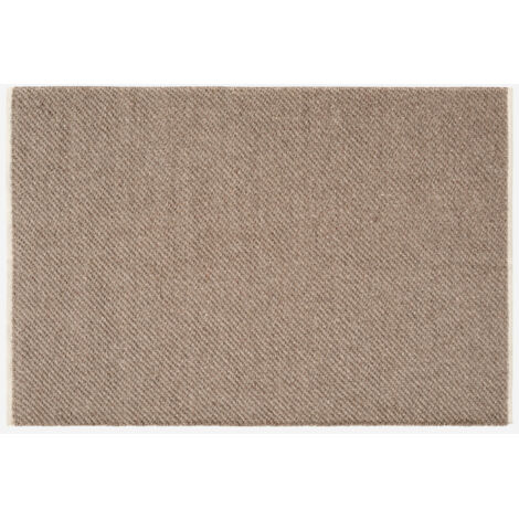 ALFOMBRA LANA YUTE MARRON 60X90