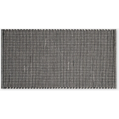 ALFOMBRA ALGODÓN GRISE Y BLANCO 60x120CM (1/2)