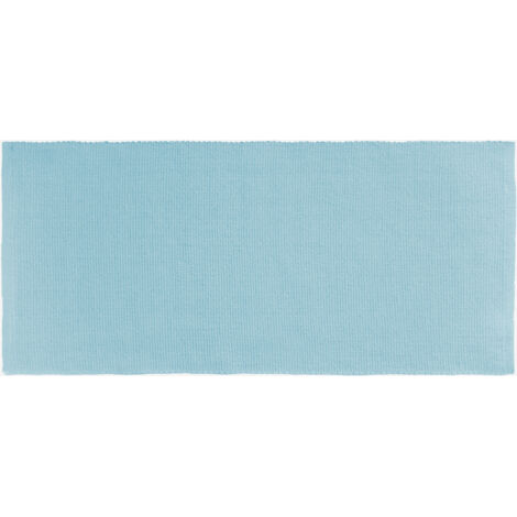 ESTERILLA YOGA ALGODÓN ORGÁNICO AZUL CLARO 80X200 CM