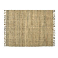 ALFOMBRA YUTE TARTÁN NATURAL 160X230CM