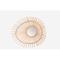 ESPEJO RATTAN FORMA OJO 74X65CM