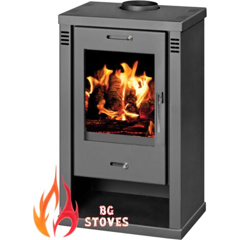 V05 – Poêle à bois compact 7,16 kW – Classe A+ – Rendement 83% – Émissions CO 0,0773% – Dimensions 510x419x900mm (1/5)
