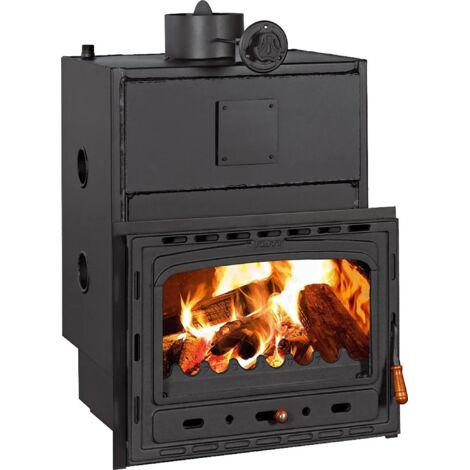 Insert de cheminée PRITY C W28 33,2 kW réservoir 36 L porte fonte (1/4)