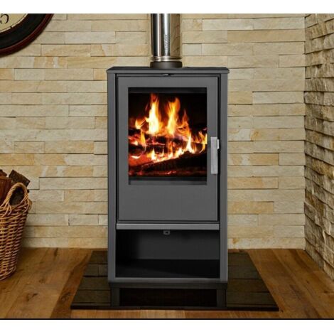 Holzofen V05 Capri – 7,6 kW – Energieklasse A+ – Stahlverkleidung – Rauchrohr Ø150 mm