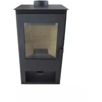 Holzofen Sophia – 7,5 kW – Kompakt, energieeffizient (A), Maße 510 x 420 x 748 mm