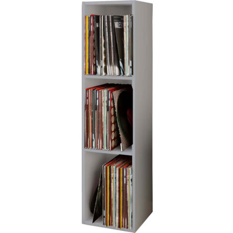 Wood Records LP Shelf Platto 3x 107x34x30 - VCM