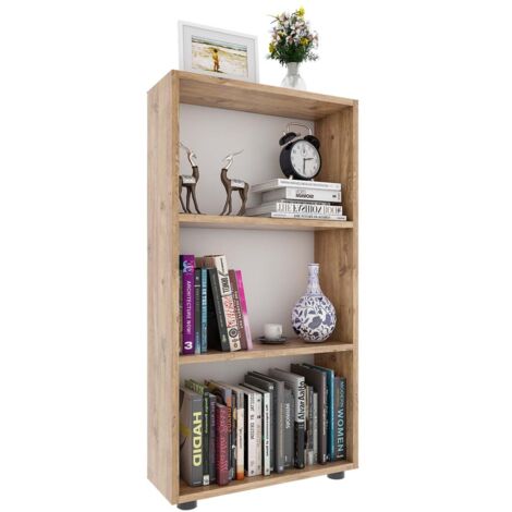 Bois Étagère de bureau Fichier Étagère Bulas 3f 108x56x20 - VCM (1/5)