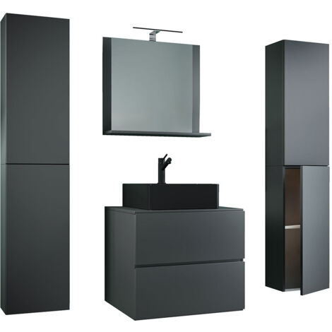 5 pcs. baignoire lavabo 60 cmLendas XL 150x127x52 - VCM (1/4)