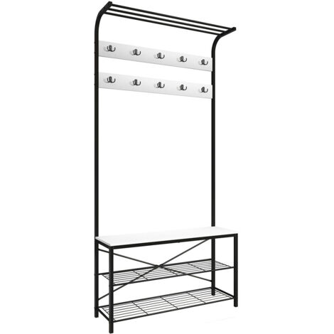 Porte-chaussures pour banc d'armoire Taliro 190x90x30 - VCM (1/3)