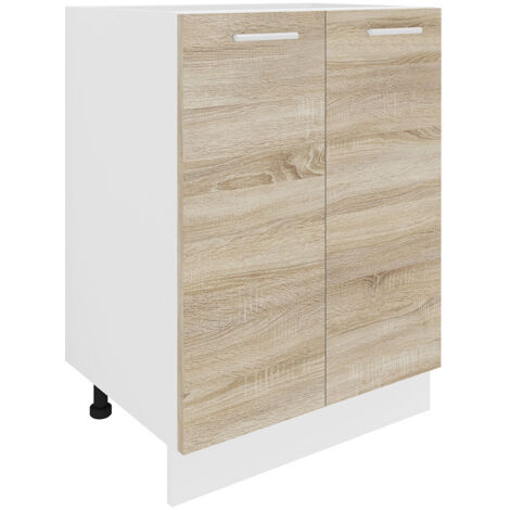 Armoire de cuisine W 60 cm Armoire inférieure Esilo 82x60x46 - VCM (1/5)