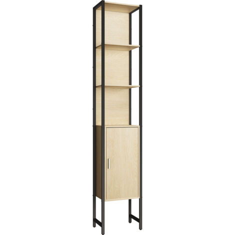 Meubles de salle de bain Armoire de salle de bains Armoire haute Edino 185x33x30 - VCM (1/3)