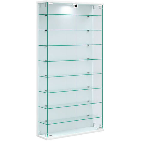 Vitrine murale Relas H. 114 x L. 59 x P. 17 cm Blanc
