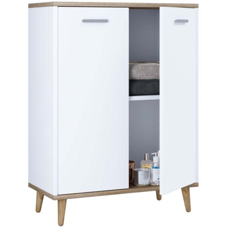 Commode de tiroirs en bois Anrichte Lindas 81x60x32 - VCM (1/3)