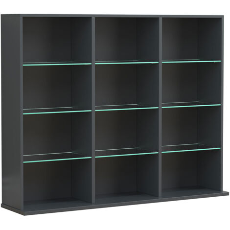 Étagère debout en bois Bibliothèque Étagère ZilasL 82x102x23 - VCM (1/5)