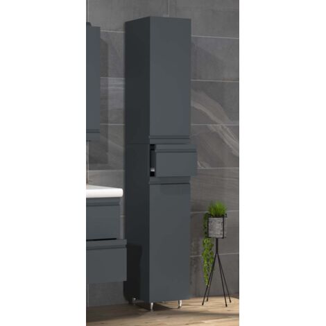 Meubles de salle de bain armoire haute armoire de salle de bains Silora 180x30x32 - VCM (1/3)