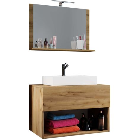 Meuble bogue, lavage Lendas H. 107 x L. 80 x P. 52 cm Jardin d'étanchéité (1/3)